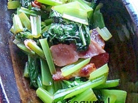 子供に野菜を食べさせたい！簡単節約ペペロン小松菜